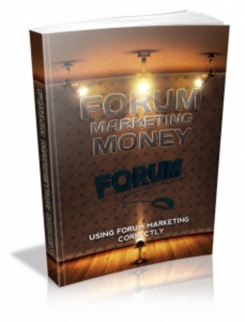 Product picture Forum Marketing Money