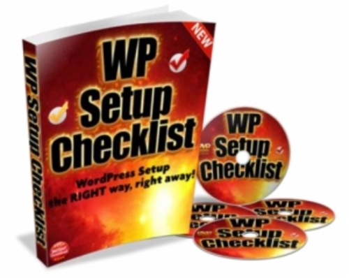 Product picture Wordpress Setup Checklist